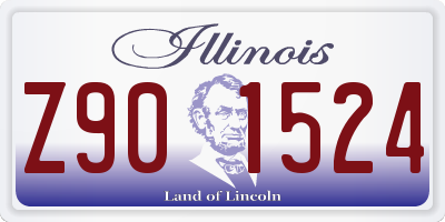IL license plate Z901524