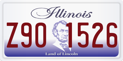 IL license plate Z901526