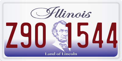IL license plate Z901544