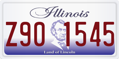 IL license plate Z901545