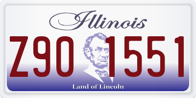 IL license plate Z901551