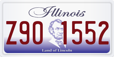 IL license plate Z901552