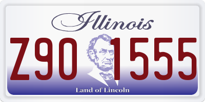 IL license plate Z901555