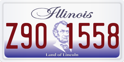 IL license plate Z901558