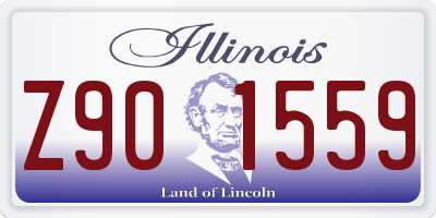IL license plate Z901559