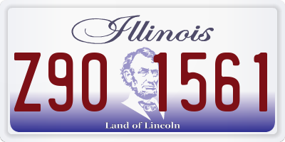 IL license plate Z901561