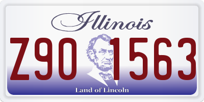 IL license plate Z901563