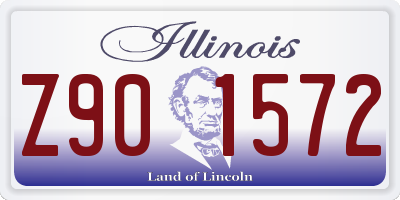IL license plate Z901572