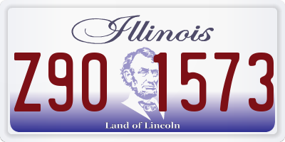 IL license plate Z901573