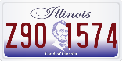 IL license plate Z901574