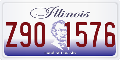 IL license plate Z901576