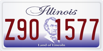 IL license plate Z901577