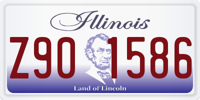 IL license plate Z901586