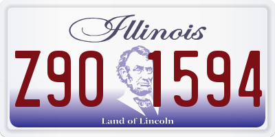 IL license plate Z901594