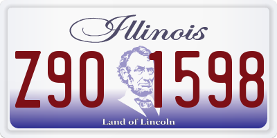 IL license plate Z901598