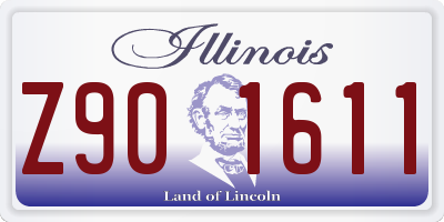IL license plate Z901611
