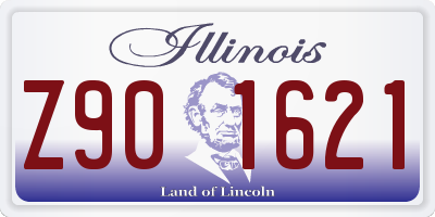 IL license plate Z901621