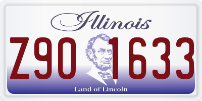 IL license plate Z901633