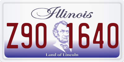 IL license plate Z901640