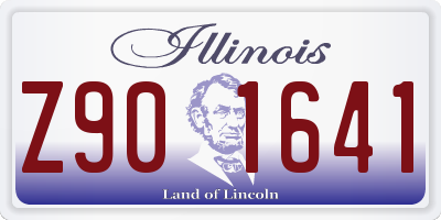 IL license plate Z901641
