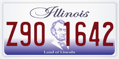 IL license plate Z901642