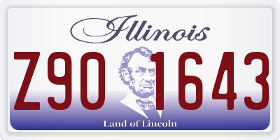 IL license plate Z901643