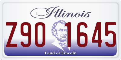 IL license plate Z901645