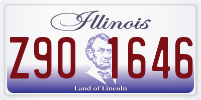 IL license plate Z901646