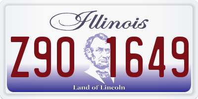 IL license plate Z901649