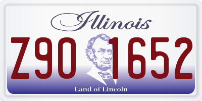 IL license plate Z901652