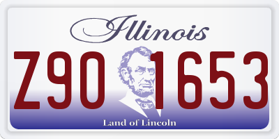 IL license plate Z901653