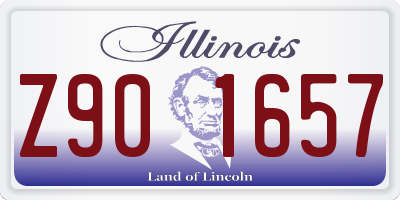 IL license plate Z901657