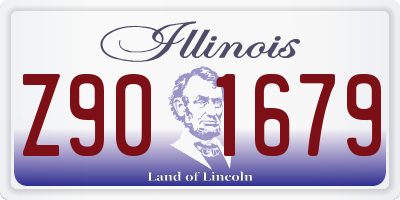IL license plate Z901679
