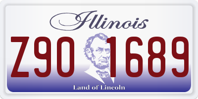 IL license plate Z901689
