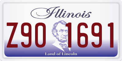 IL license plate Z901691