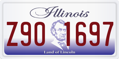 IL license plate Z901697