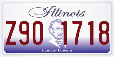 IL license plate Z901718