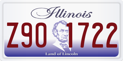 IL license plate Z901722