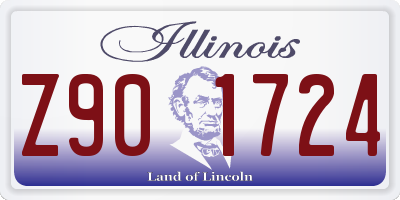 IL license plate Z901724