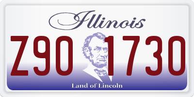 IL license plate Z901730