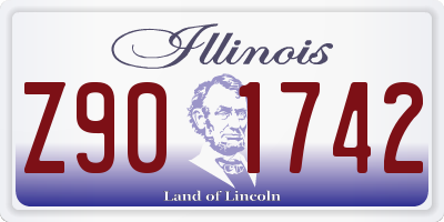IL license plate Z901742
