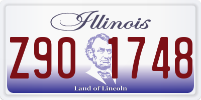 IL license plate Z901748