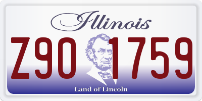 IL license plate Z901759