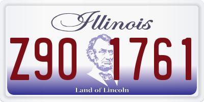 IL license plate Z901761