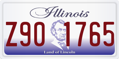 IL license plate Z901765