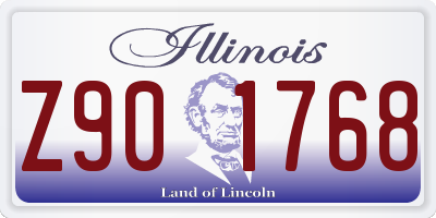 IL license plate Z901768