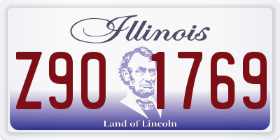 IL license plate Z901769