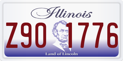 IL license plate Z901776