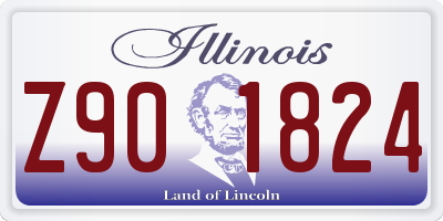 IL license plate Z901824
