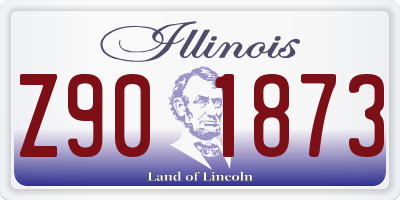 IL license plate Z901873